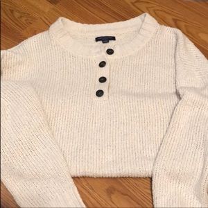 AE American Eagle Henley Sweater